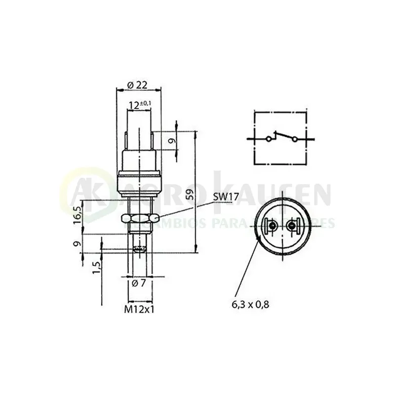 INTERUPTOR 3401400R1           