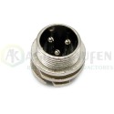 CONECTOR 3 PINS MACHO F3005 525U                