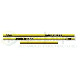 JUEGO PEGATINAS JOHN DEERE 7600 7600-P              