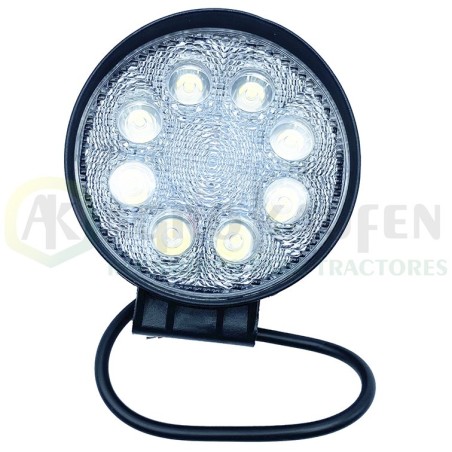 FARO DE TRABAJO 8 LED 1850 IM 10 30V REDONDO AGK2023             