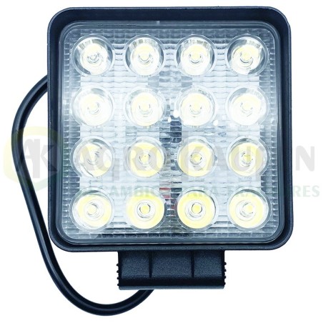 FARO DE TRABAJO 16 LED 3000 lm 10 48 CUADRADO AGK2024             