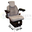 ASIENTO MECANICO TELA NEGRO STD REPOSABRAZOS APOYACABEZ... AGK2170             