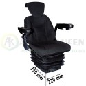 ASIENTO NEUMATICO TELA STD NEGRO REPOSABRAZOS APOYACABE... AGK2171             