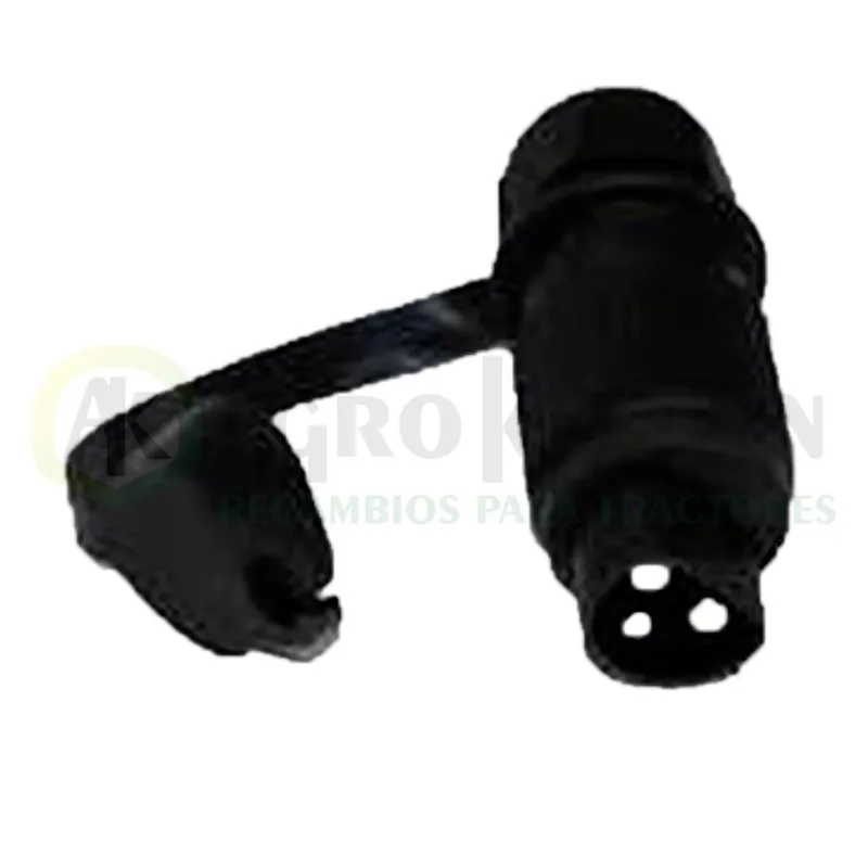 ENCHUFE JOHN DEERE 3 POLOS MACHO SERIES 6000 Y 6010 AL68707-1           