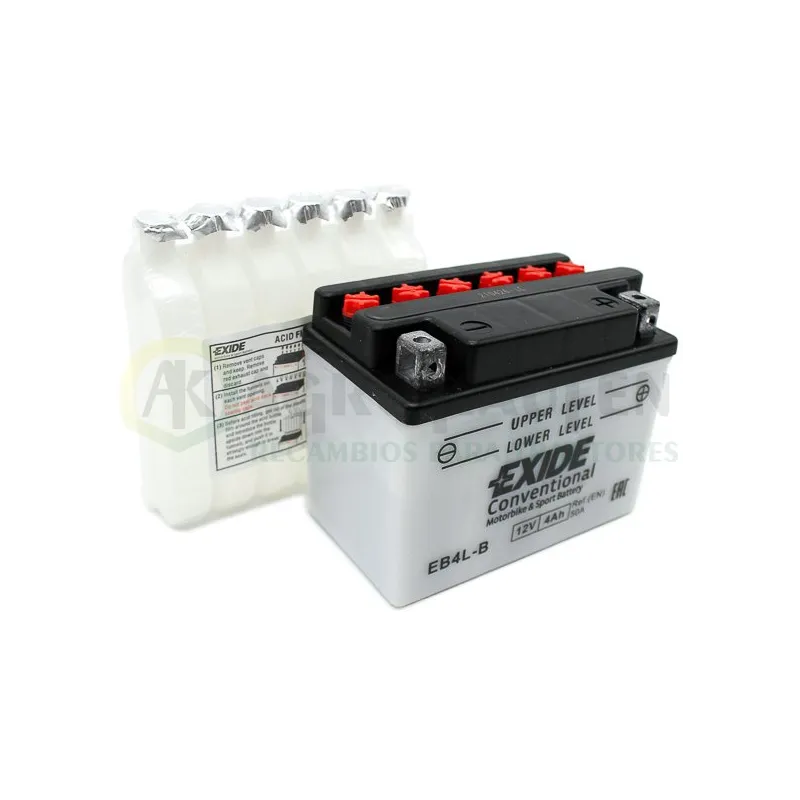 BATERIA 4 AH EXIDE 12V EB4L-B              