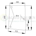 CRISTAL VENTANA LATERAL DERECHO SERIE 6000 L78538-1            