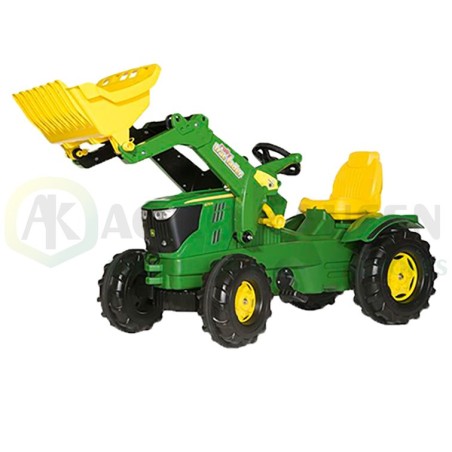 TRACTOR DE JUGUETE JOHN DEERE A PEDALES 6210R CON ... MCR611096000        