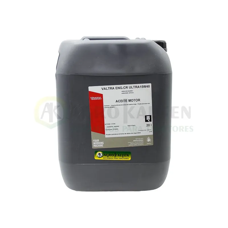 ACEITE VALTRA 15W40 E7 20 LITROS MFT021VT154819      