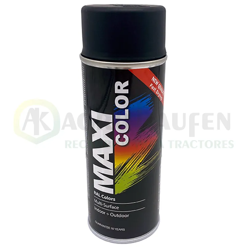 PINTURA SPRAY NEGRO MATE RAL 9005 MAXI 400ML 07238-1             