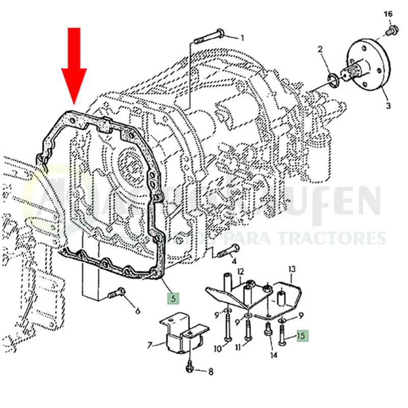 JUNTA CAMBIO SERIE:6000 AGK Original L152507             