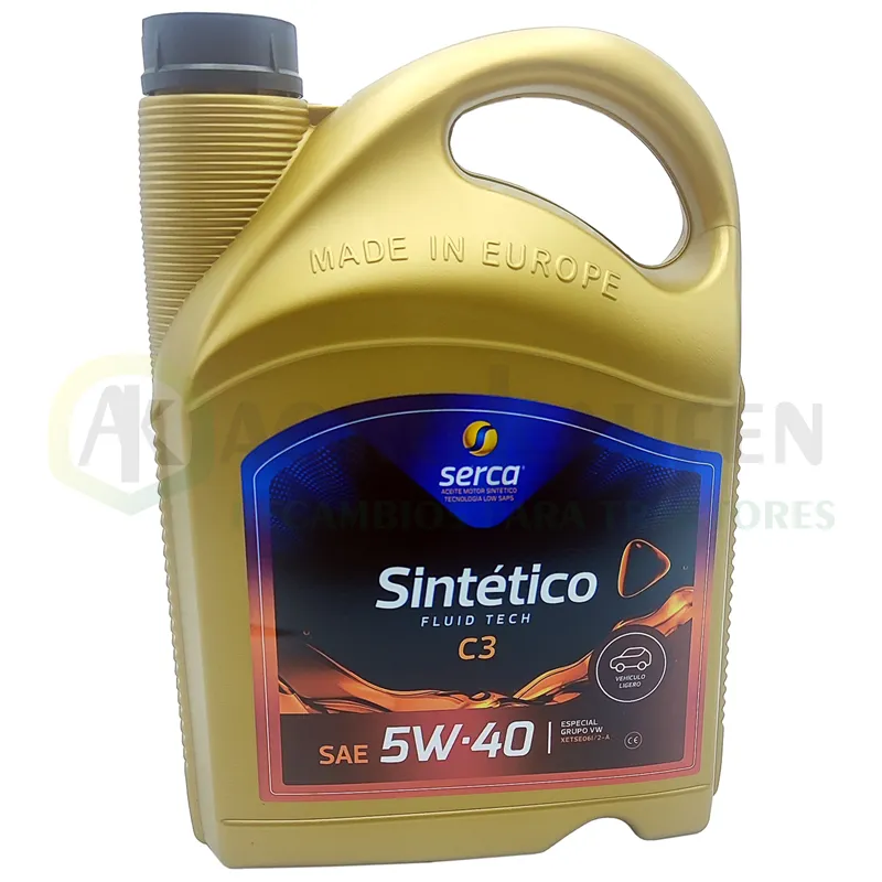 ACEITE SERCA SINTETICO 5W40 5L 3278765             