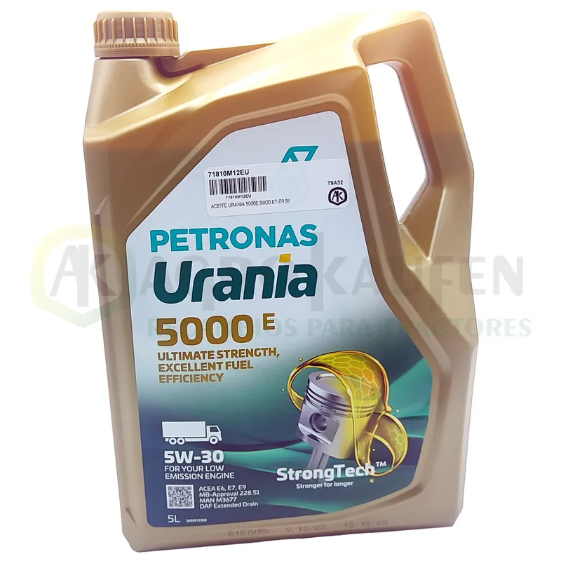 ACEITE URANIA 5000E 5W30 E7-E9 5lt 71810M12EU          