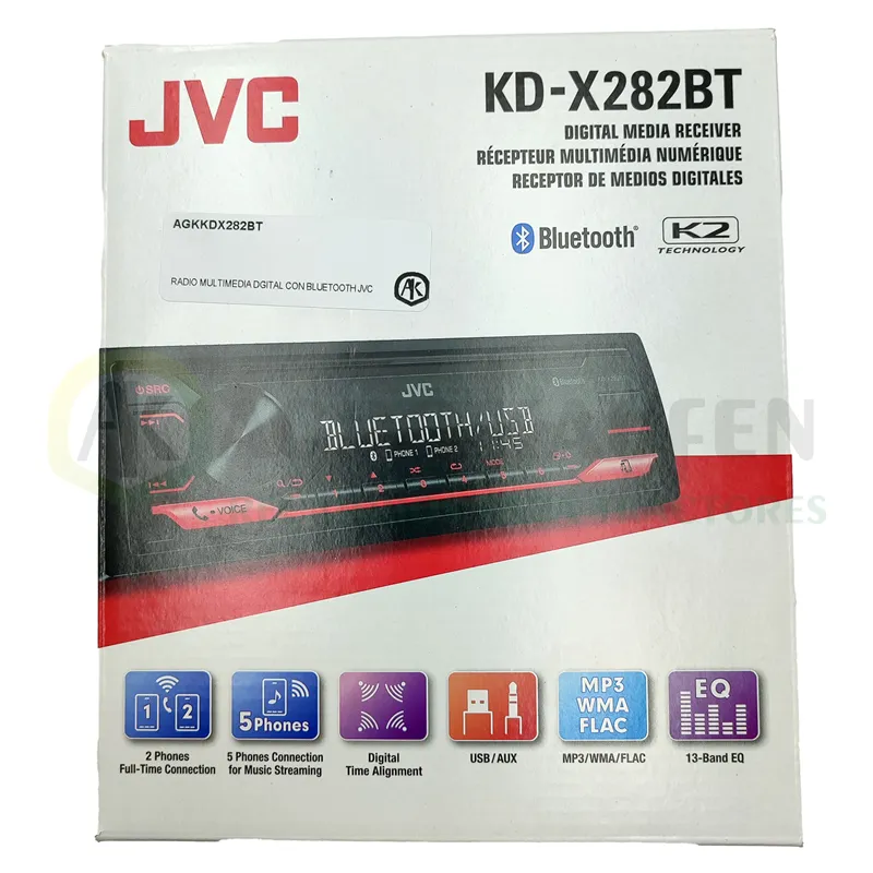 RADIO MULTIMEDIA DGITAL CON BLUETOOTH JVC KDX282BT            