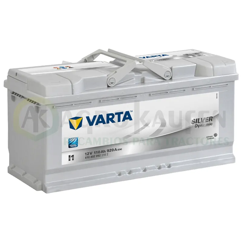 BATERIA 110 AH VARTA I1 SILVER DYNAMIC  920A VARTA110-I1         