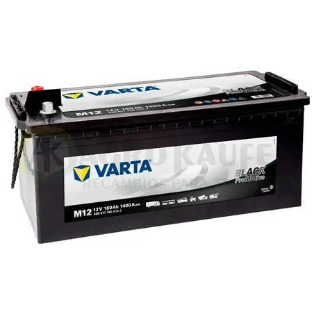 BATERIA VARTA 180AH BLACK 1400A VARTA180-M12        