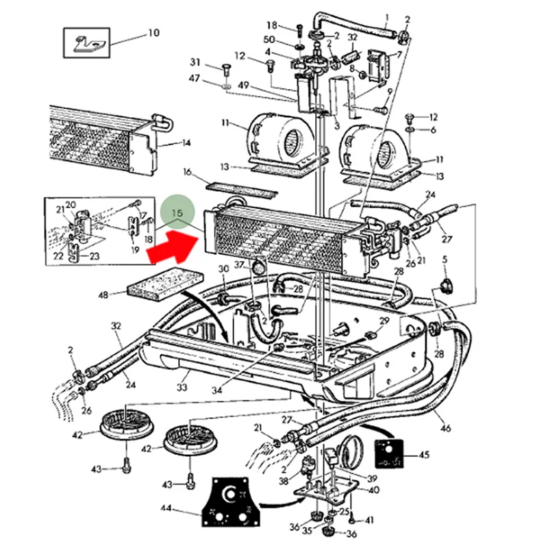 EVAPORADOR A-A SERIE:6020 SEAGK Original AL163858            