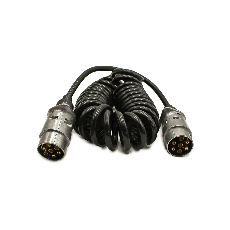 CABLE ESPIRAL REMOLQUE 3.5M 12V 7PINS METALICO VAC10006            