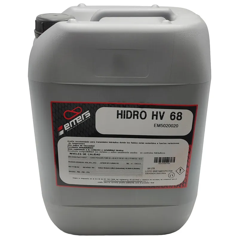 ACEITE HIDRAULICO HV68 EMERS OIL MAQUINARIA HIDROSTAT... EM5020020           