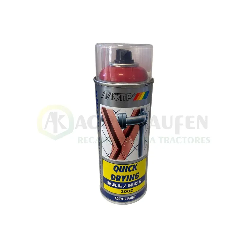 Pintura 3002 rojo 400 ml Motip Ral Honda 07096               