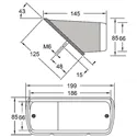 LUZ INDICADOR TRASERO DCH. 186x66 NEW HOLLAND 5172685-60          