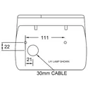 LUZ INDICADOR TRASERO DCH. 186x66 NEW HOLLAND 5172685-60          