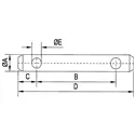 PASADOR DE ENGANCHE NEW HOLLAND M1695314M1-60       