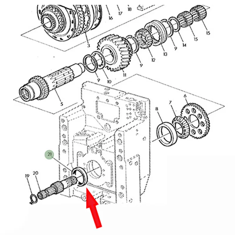 RETEN TOMA DE FUERZA ORIGINAL AL110010            