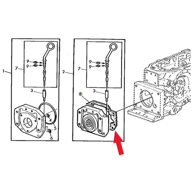 JUNTA TAPA TDF TRASERA SERIE:40-50  AGK Original L60548              